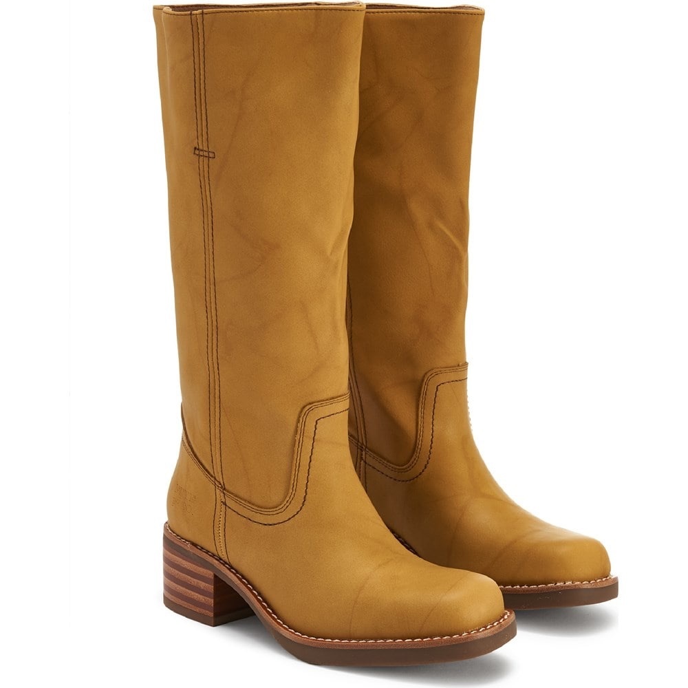 NWOT WOMEN'S FRYE & CO. MIRANDA 14 KNEE HIGH BOOTS BANANA SIZE 7 1/2